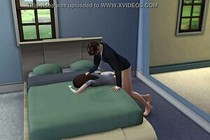 passionate sex with 18 19 yo teen in sims 4