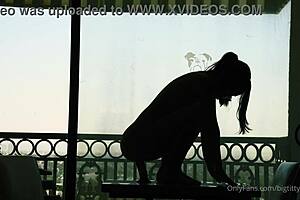 Watch Bigtittygothegg Ride That Silhouette Dildo With Her Big Ass