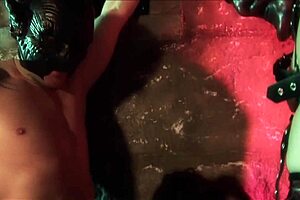 naughty couple enjoys historical role play and fuck in enchanted garden