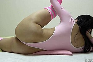 japanese girl sara in high cut thong leotard 😍