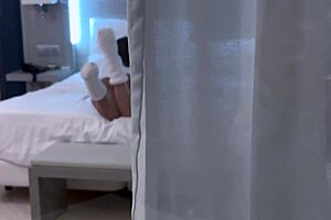 my stepbrother spies on me behind the door