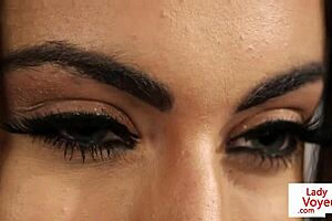 British Cfnm Office Babe Instructs Jerkoff