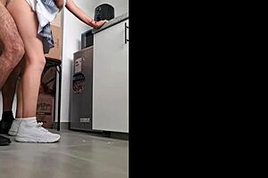 argentina nataly ninfomana follada en la cocina