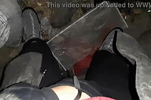 Village Girl Masturbates Hotly In A Cold Barn