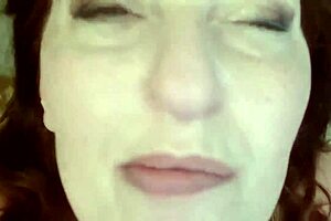 Dawnskye1962 worships her ass and teases with big natural tits