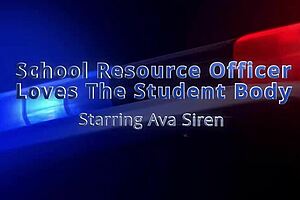 school resource officer loves the student body - ava siren