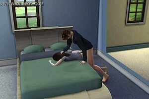 passionate sex with 18 19 yo teen in sims 4