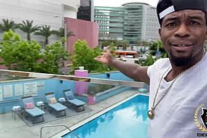 Massive cock shoves deep into horny kaden kole's wet pussy