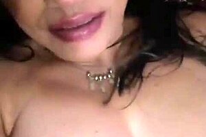 This milf shows off her dildo skills with toys