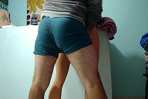 hey, i rub my small cock on her pussy before fucking her good