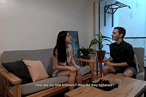 Does the cute babysitter get fucked hard?