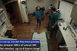 Don't strip search me, Alexa Rydell and Maria Santos in patients POV with latex and handcuffs. 😏