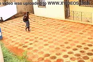 Public Fuck of Tourists in Yaounde Park During African Cup