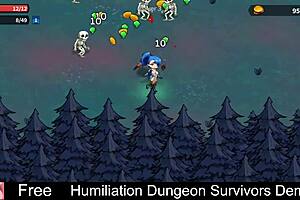 Femdom Humiliates Survivors In Monster Dungeon Game