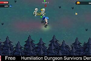 Femdom Humiliates Survivors In Monster Dungeon Game