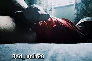 Athletic student massages and masturbates hard cock