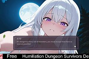 Femdom Humiliates Survivors In Monster Dungeon Game
