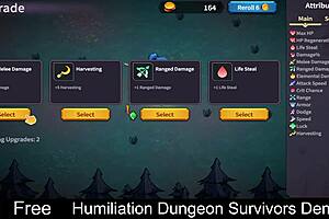 Femdom Humiliates Survivors In Monster Dungeon Game