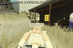 Fierce blonde gets ass fucked deeply