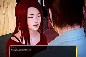 Redhead Teen With Big Ass And Tits Plays Game