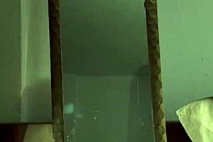 Gothic emo girl masturbates pussy