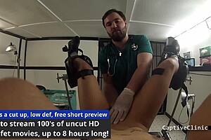 Don't strip search me, Alexa Rydell and Maria Santos in patients POV with latex and handcuffs. 😏