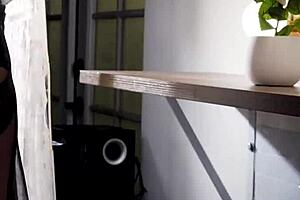 lindsay marie teases in lingerie, stripping to naked pose with big ass and sexy body