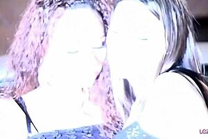 a car shoot turned into a lustful interracial lesbian adventure with fingering