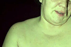 hey, check out this milf milking her big tits while riding that cock