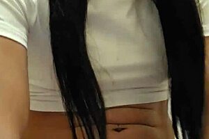 look at emy angel posing in her wet t-shirt, it's so revealing