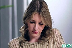 innocent melody marks receives subtle guidance from mature woman in reality setting