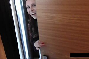 piss fuck at home with big tits brunette 😈