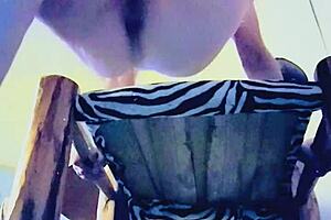 texas couple fucks in high chair