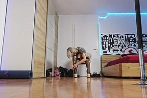 High heels fashion show