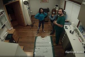 Don't strip search me, Alexa Rydell and Maria Santos in patients POV with latex and handcuffs. 😏