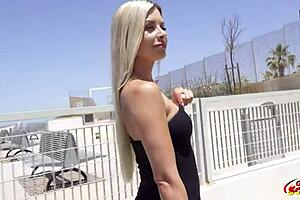 fit blonde german teen picked up for first time casting fuck 😏