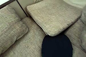 Mature Woman Stuck on Sofa