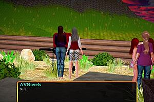 Redhead Teen With Big Ass And Tits Plays Game