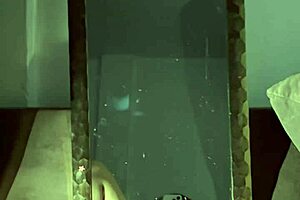 Gothic emo girl masturbates pussy