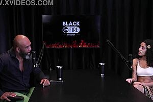 Morena shows hairy pussy and ass, judged by friend, takes Russian cum, banned by Saudi.