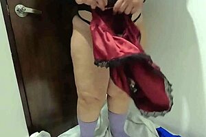 Sexy Big Ass Prepares for a Restful Night