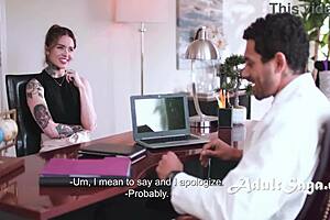 Fertility doctor injects patient with his huge cock