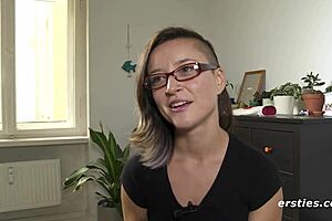 Ersties Brunette Babe Masturbates With Toys