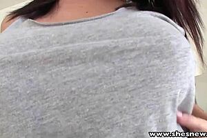 shesnew 18 yearold offers natural pierced tits pov sex