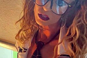 Slutty teen student seeks extra credit outdoors.