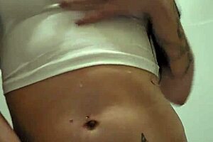 look at emy angel posing in her wet t-shirt, it's so revealing