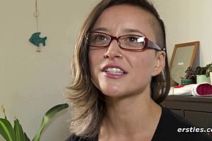 Ersties Brunette Babe Masturbates With Toys