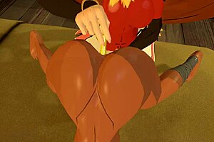 Jam Entertains Giovanna In Bedroom Animation