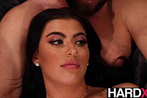 erotic couple gal & seth ignite sparks in a steamy celebration