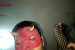 Lingerie And High Heels Fishnet And Footjob